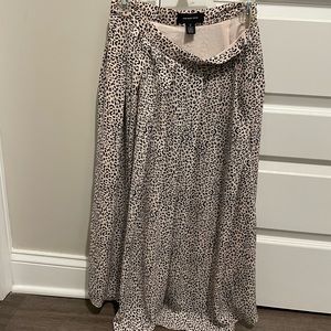Cheetah print skirt